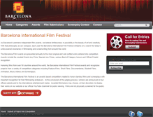 Tablet Screenshot of barcelonafilmfestival.com